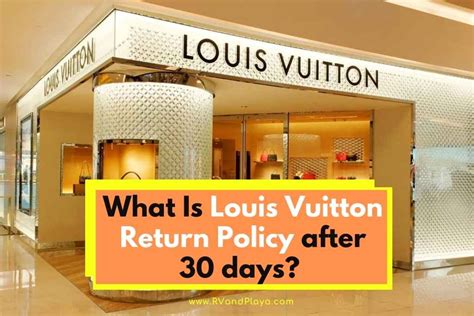 louis vuitton return after 30 days|louis vuitton return order.